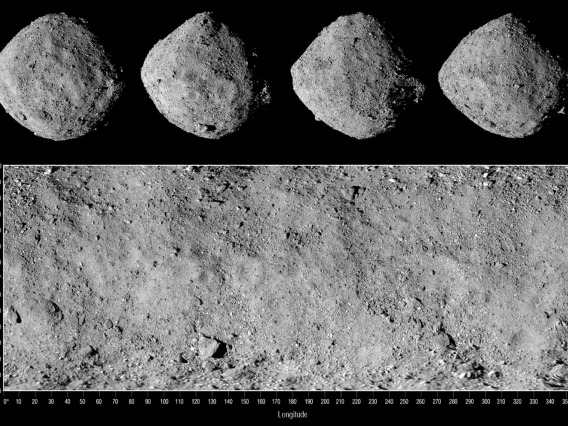 Global mosaic of asteroid Bennu