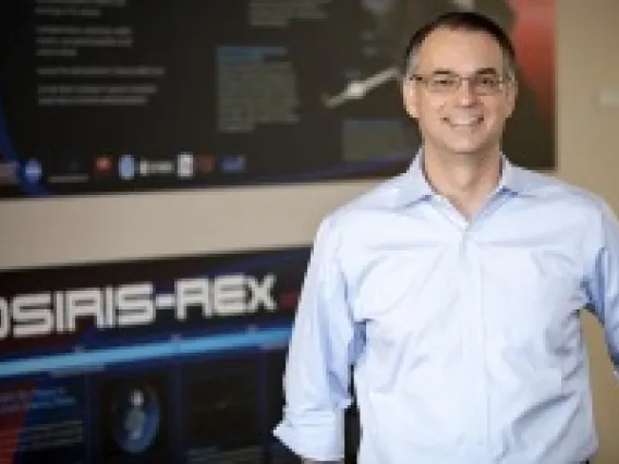 The UA's Dante Lauretta first began work with his mentor, the late Michael Drake, on the OSIRIS-REx mission in 2004.(Photo: John de Dios/UANews)