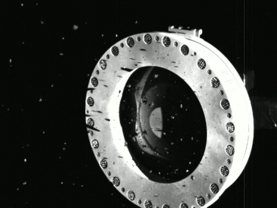 OSIRIS-REx debris and SamCam head